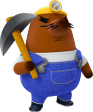Load image into Gallery viewer, Resetti - Villager NFC Card for Animal Crossing New Horizons Amiibo
