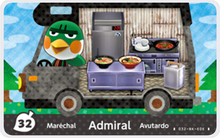 Load image into Gallery viewer, Admiral - Villager NFC Card for Animal Crossing New Horizons Amiibo