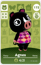 Load image into Gallery viewer, Agnes - Villager NFC Card for Animal Crossing New Horizons Amiibo