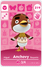 Load image into Gallery viewer, Anchovy - Villager NFC Card for Animal Crossing New Horizons Amiibo