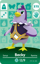 Load image into Gallery viewer, Becky - Villager NFC Card for Animal Crossing New Horizons Amiibo