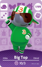 Load image into Gallery viewer, Big Top - Villager NFC Card for Animal Crossing New Horizons Amiibo