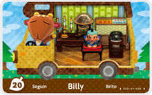 Load image into Gallery viewer, Billy - Villager NFC Card for Animal Crossing New Horizons Amiibo