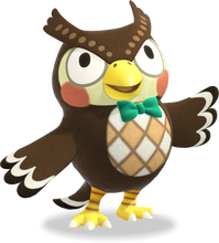 Load image into Gallery viewer, Blathers - Villager NFC Card for Animal Crossing New Horizons Amiibo