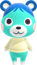 Load image into Gallery viewer, Bluebear - Villager NFC Card for Animal Crossing New Horizons Amiibo
