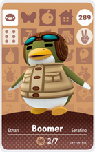 Load image into Gallery viewer, Boomer - Villager NFC Card for Animal Crossing New Horizons Amiibo