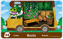 Load image into Gallery viewer, Boots - Villager NFC Card for Animal Crossing New Horizons Amiibo