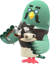 Load image into Gallery viewer, Brewster - Villager NFC Card for Animal Crossing New Horizons Amiibo