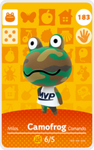Load image into Gallery viewer, Camofrog - Villager NFC Card for Animal Crossing New Horizons Amiibo