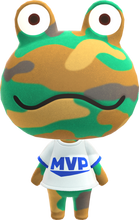 Load image into Gallery viewer, Camofrog - Villager NFC Card for Animal Crossing New Horizons Amiibo
