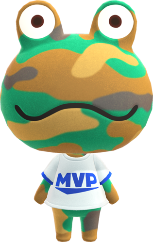 Carta Amiibo Animal Crossing – Camofrog #183 – Serie 2 – Nuova In Busta Protettiva