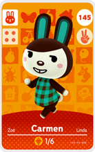 Load image into Gallery viewer, Carmen - Villager NFC Card for Animal Crossing New Horizons Amiibo