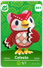Load image into Gallery viewer, Celeste - Villager NFC Card for Animal Crossing New Horizons Amiibo