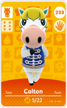 Load image into Gallery viewer, Colton - Villager NFC Card for Animal Crossing New Horizons Amiibo