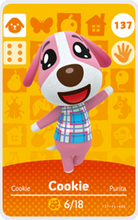Load image into Gallery viewer, Cookie - Villager NFC Card for Animal Crossing New Horizons Amiibo