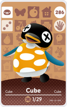 Load image into Gallery viewer, Cube - Villager NFC Card for Animal Crossing New Horizons Amiibo