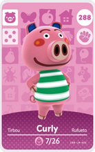 Load image into Gallery viewer, Curly - Villager NFC Card for Animal Crossing New Horizons Amiibo