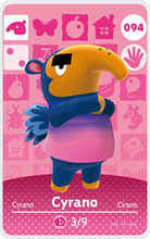 Load image into Gallery viewer, Cyrano - Villager NFC Card for Animal Crossing New Horizons Amiibo