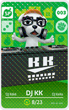 Load image into Gallery viewer, DJ K.K. - Villager NFC Card for Animal Crossing New Horizons Amiibo