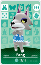 Load image into Gallery viewer, Fang - Villager NFC Card for Animal Crossing New Horizons Amiibo