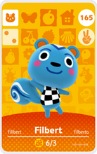 Load image into Gallery viewer, Filbert - Villager NFC Card for Animal Crossing New Horizons Amiibo