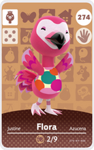 Load image into Gallery viewer, Flora - Villager NFC Card for Animal Crossing New Horizons Amiibo
