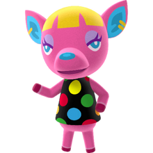 Load image into Gallery viewer, Fuchsia - Villager NFC Card for Animal Crossing New Horizons Amiibo