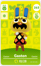 Load image into Gallery viewer, Gaston - Villager NFC Card for Animal Crossing New Horizons Amiibo