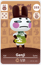 Load image into Gallery viewer, Genji - Villager NFC Card for Animal Crossing New Horizons Amiibo