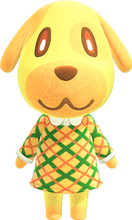 Load image into Gallery viewer, Goldie - Villager NFC Card for Animal Crossing New Horizons Amiibo
