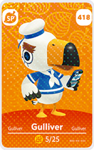 Load image into Gallery viewer, Gulliver - Villager NFC Card for Animal Crossing New Horizons Amiibo