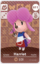 Load image into Gallery viewer, Harriet - Villager NFC Card for Animal Crossing New Horizons Amiibo
