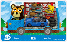 Load image into Gallery viewer, Ike - Villager NFC Card for Animal Crossing New Horizons Amiibo