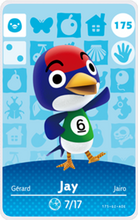 Load image into Gallery viewer, Jay - Villager NFC Card for Animal Crossing New Horizons Amiibo