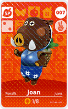 Load image into Gallery viewer, Joan - Villager NFC Card for Animal Crossing New Horizons Amiibo