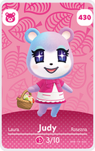 Load image into Gallery viewer, Judy - Villager NFC Card for Animal Crossing New Horizons Amiibo