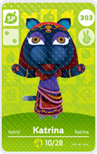 Load image into Gallery viewer, Katrina - Villager NFC Card for Animal Crossing New Horizons Amiibo