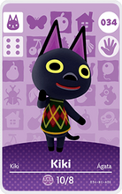 Load image into Gallery viewer, Kiki - Villager NFC Card for Animal Crossing New Horizons Amiibo