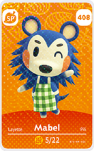 Load image into Gallery viewer, Mabel - Villager NFC Card for Animal Crossing New Horizons Amiibo