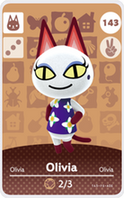 Load image into Gallery viewer, Olivia - Villager NFC Card for Animal Crossing New Horizons Amiibo