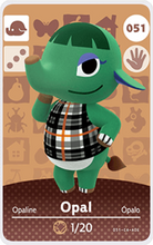 Load image into Gallery viewer, Opal - Villager NFC Card for Animal Crossing New Horizons Amiibo