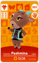 Load image into Gallery viewer, Pashmina - Villager NFC Card for Animal Crossing New Horizons Amiibo