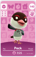 Load image into Gallery viewer, Peck - Villager NFC Card for Animal Crossing New Horizons Amiibo