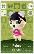 Load image into Gallery viewer, Pekoe - Villager NFC Card for Animal Crossing New Horizons Amiibo
