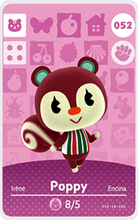 Load image into Gallery viewer, Poppy - Villager NFC Card for Animal Crossing New Horizons Amiibo