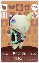Load image into Gallery viewer, Rhonda - Villager NFC Card for Animal Crossing New Horizons Amiibo