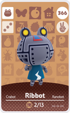 Load image into Gallery viewer, Ribbot - Villager NFC Card for Animal Crossing New Horizons Amiibo
