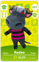 Load image into Gallery viewer, Rodeo - Villager NFC Card for Animal Crossing New Horizons Amiibo