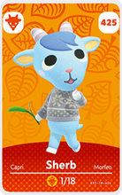Load image into Gallery viewer, Sherb - Villager NFC Card for Animal Crossing New Horizons Amiibo