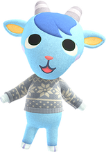 Load image into Gallery viewer, Sherb - Villager NFC Card for Animal Crossing New Horizons Amiibo